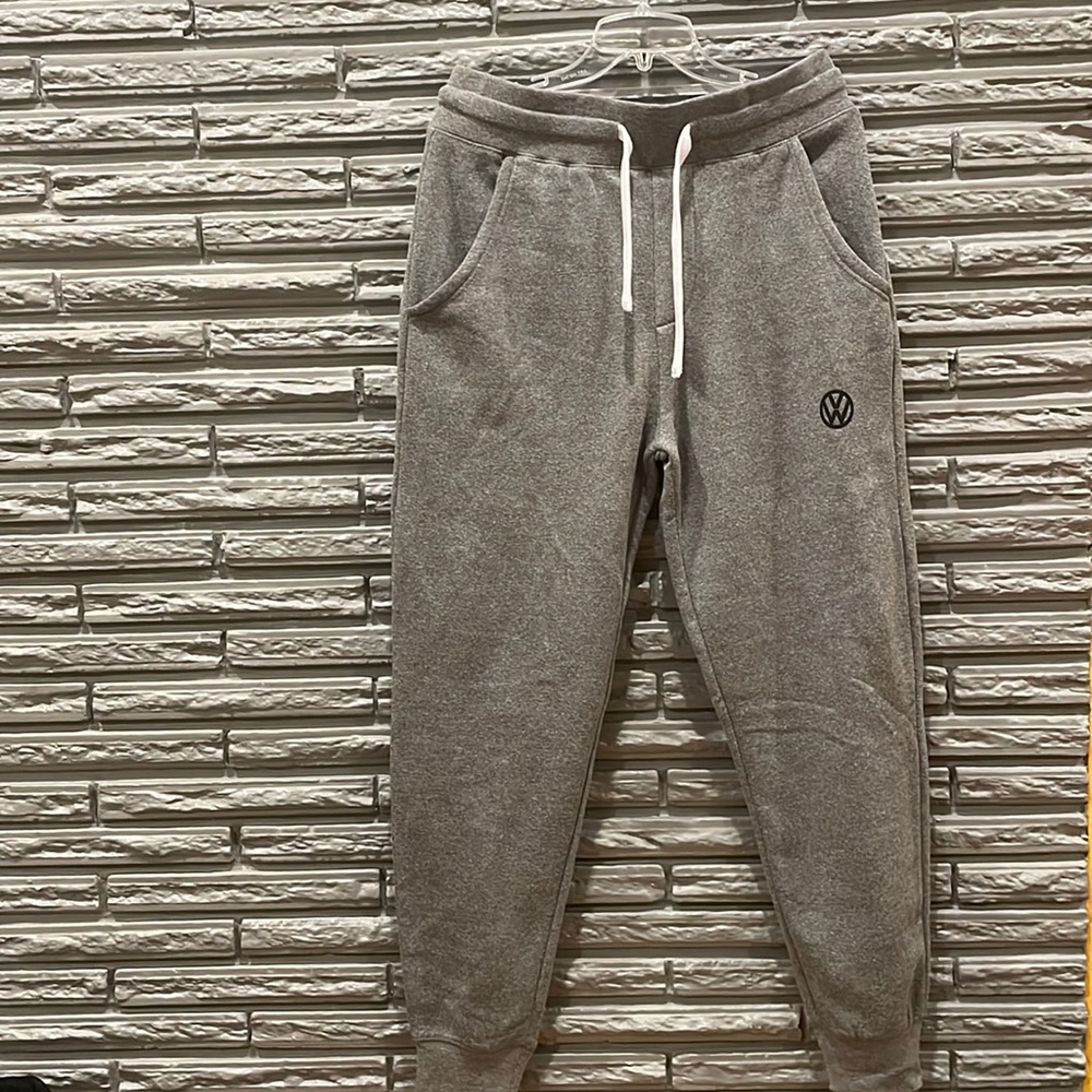 Sportiqe Volkswagen Mens Sweat Pant Joggers Grey Large